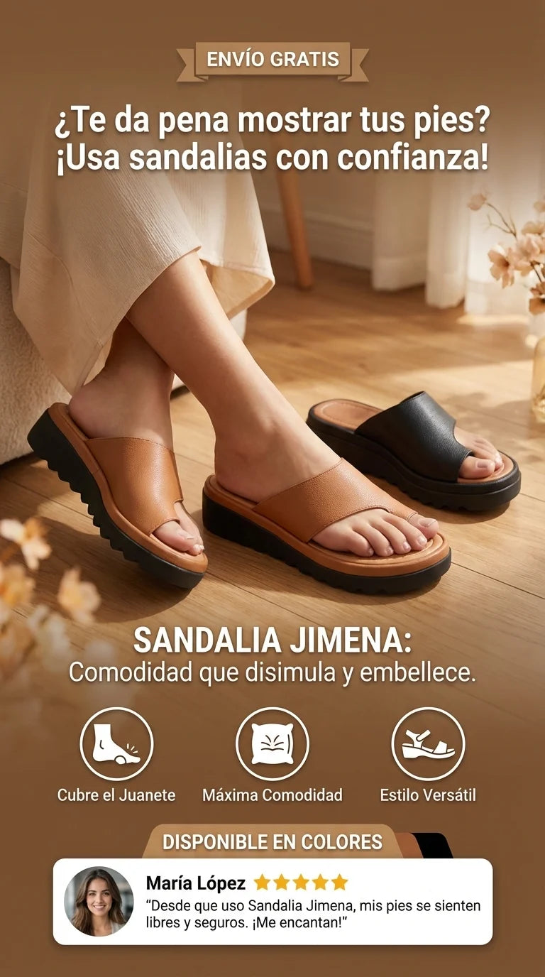 Sandalia jimena Cubre juanetes