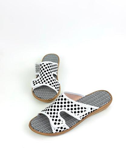 🤩SANDALIAS CÓMODAS AJUSTABLES POLKADO🤩