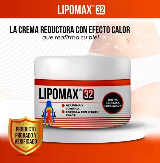 LIPOMAX - CREMA PARA BAJAR UNAS LIBRITAS DE MÁS