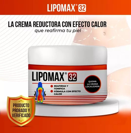 LIPOMAX - CREMA PARA BAJAR UNAS LIBRITAS DE MÁS