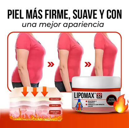 LIPOMAX - CREMA PARA BAJAR UNAS LIBRITAS DE MÁS