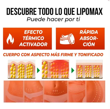 LIPOMAX - CREMA PARA BAJAR UNAS LIBRITAS DE MÁS