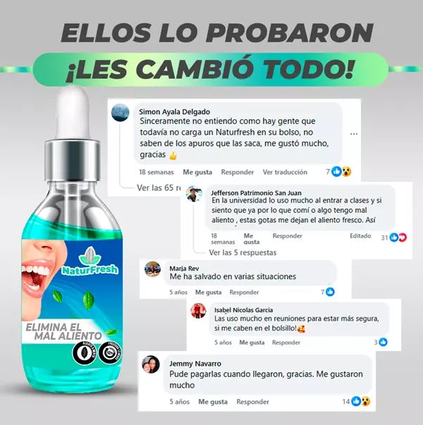 NATURFRESH - DILE ADIÓS AL MAL ALIENTO