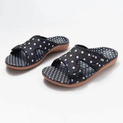 🤩SANDALIAS CÓMODAS AJUSTABLES POLKADO🤩